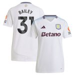 aston villa adidas away shirt 2024-25 – womens with bailey 31 printing Collection - Official Aston Villa Kits