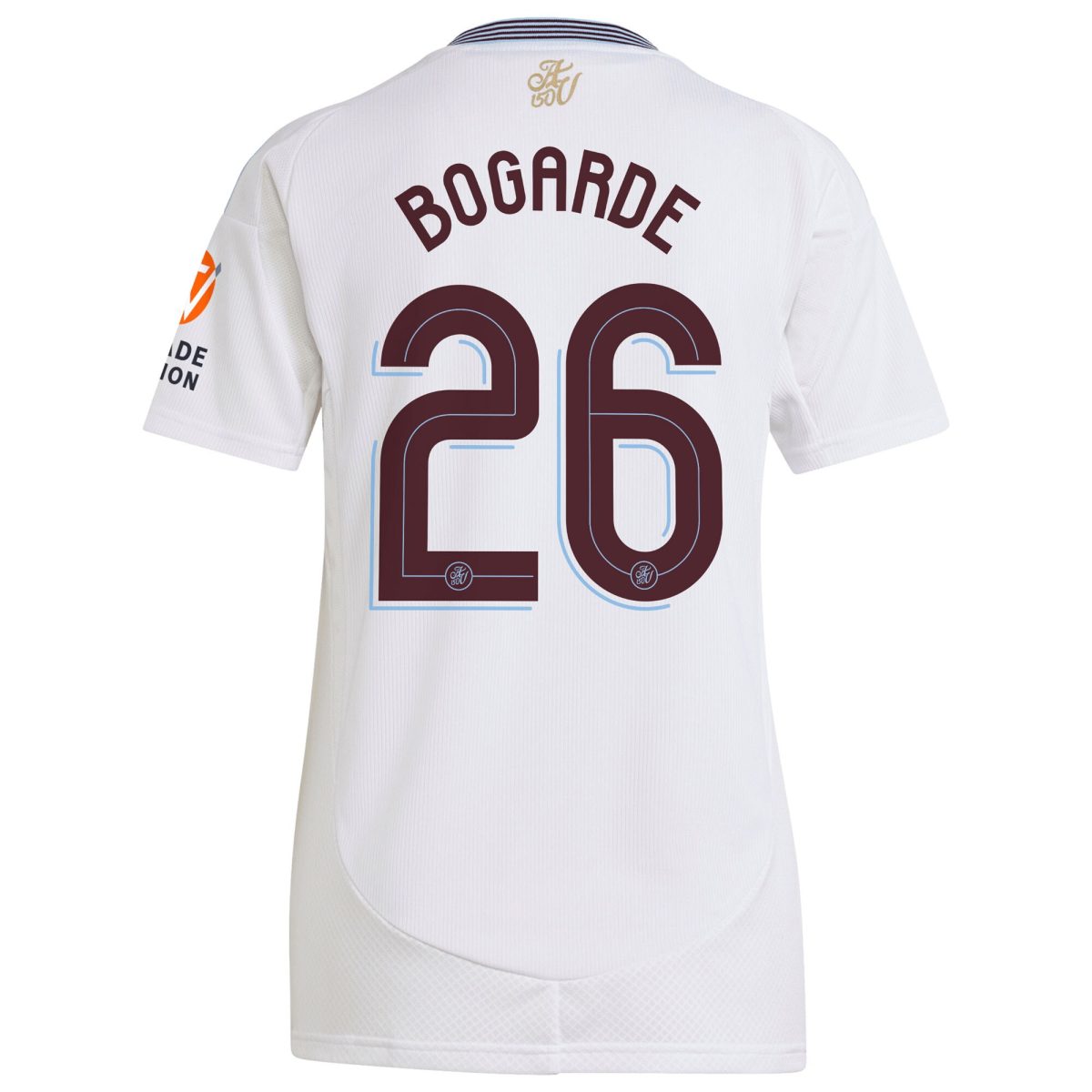 aston villa adidas away shirt 2024-25 – womens with bogarde 26 cup printing Collection - Official Aston Villa Kits