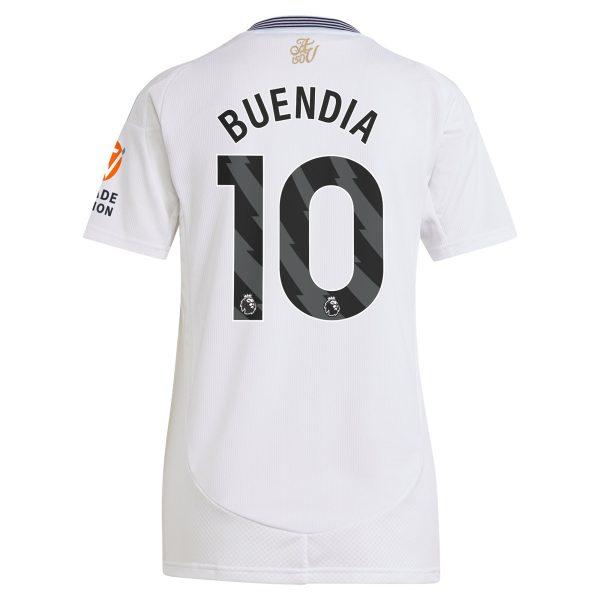 aston villa adidas away shirt 2024-25 – womens with buendia 10 printing Collection - Official Aston Villa Kits
