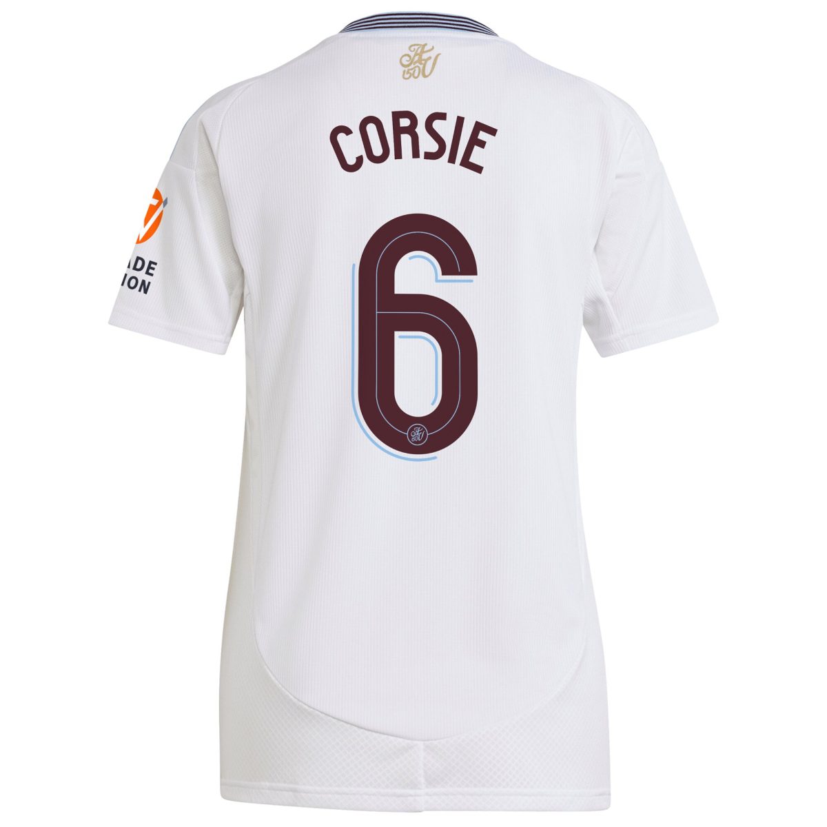 aston villa adidas away shirt 2024-25 – womens with corsie 6 cup printing Collection - Official Aston Villa Kits