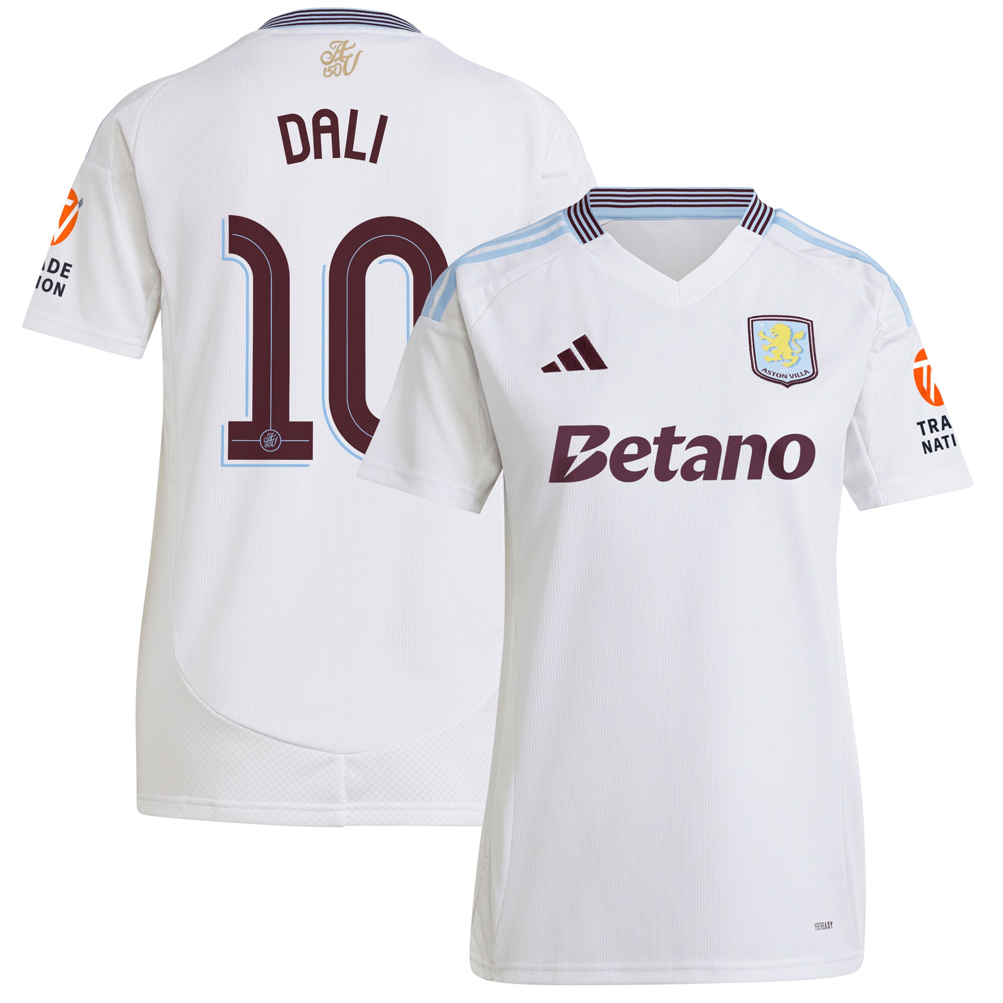 aston villa adidas away shirt 2024-25 – womens with dali 10 cup printing Collection - Official Aston Villa Kits