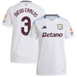 aston villa adidas away shirt 2024-25 – womens with diego carlos 3 cup printing Collection - Official Aston Villa Kits