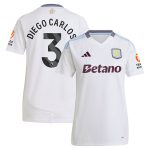 aston villa adidas away shirt 2024-25 – womens with diego carlos 3 printing Collection - Official Aston Villa Kits