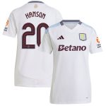 aston villa adidas away shirt 2024-25 – womens with hanson 20 cup printing Collection - Official Aston Villa Kits