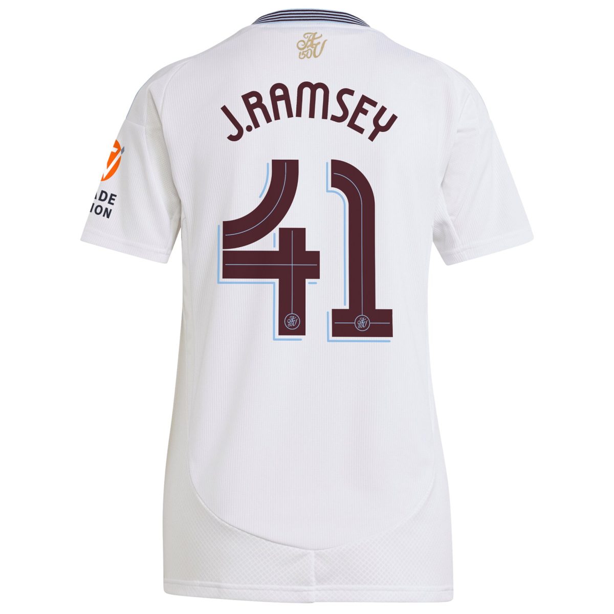 aston villa adidas away shirt 2024-25 – womens with j. ramsey 41 cup printing Collection - Official Aston Villa Kits
