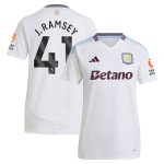 aston villa adidas away shirt 2024-25 – womens with j. ramsey 41 printing Collection - Official Aston Villa Kits