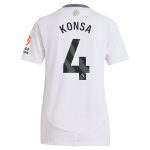 aston villa adidas away shirt 2024-25 – womens with konsa 4 printing Collection - Official Aston Villa Kits
