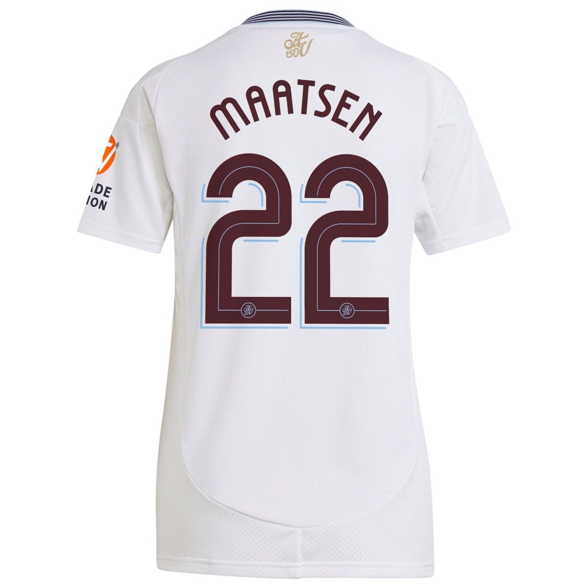 aston villa adidas away shirt 2024-25 – womens with maatsen 22 cup printing Collection - Official Aston Villa Kits