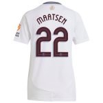aston villa adidas away shirt 2024-25 – womens with maatsen 22 cup printing Collection - Official Aston Villa Kits
