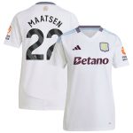 aston villa adidas away shirt 2024-25 – womens with maatsen 22 printing Collection - Official Aston Villa Kits