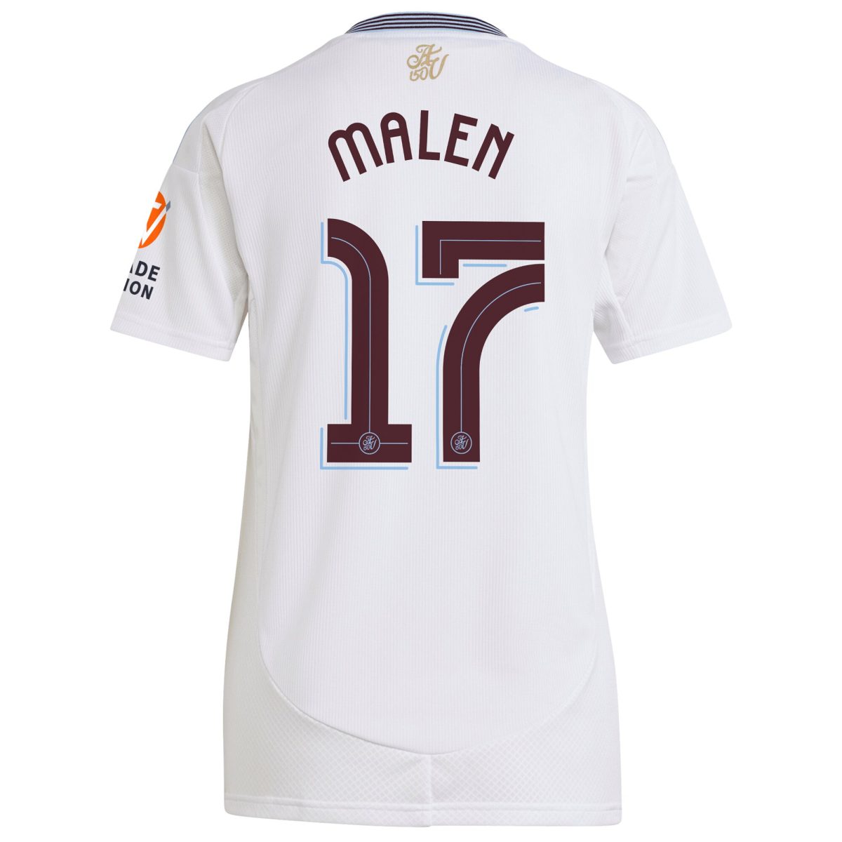 aston villa adidas away shirt 2024-25 – womens with malen 17 cup printing Collection - Official Aston Villa Kits