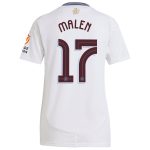 aston villa adidas away shirt 2024-25 – womens with malen 17 cup printing Collection - Official Aston Villa Kits