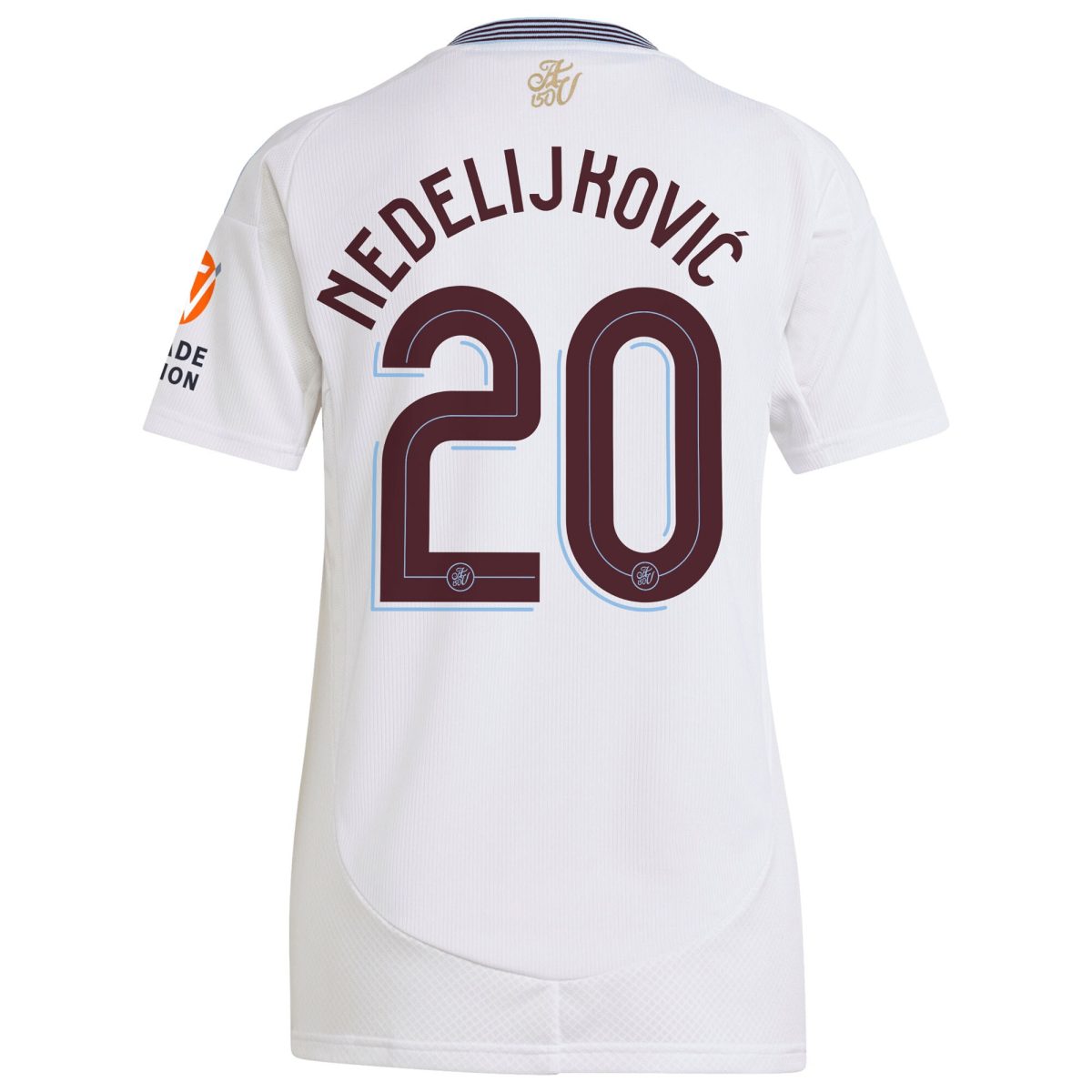 aston villa adidas away shirt 2024-25 – womens with nedeljković 20 cup printing Collection - Official Aston Villa Kits