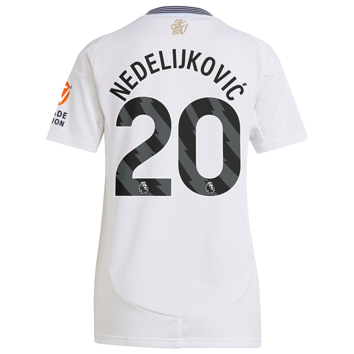 aston villa adidas away shirt 2024-25 – womens with nedeljković 20 printing Collection - Official Aston Villa Kits