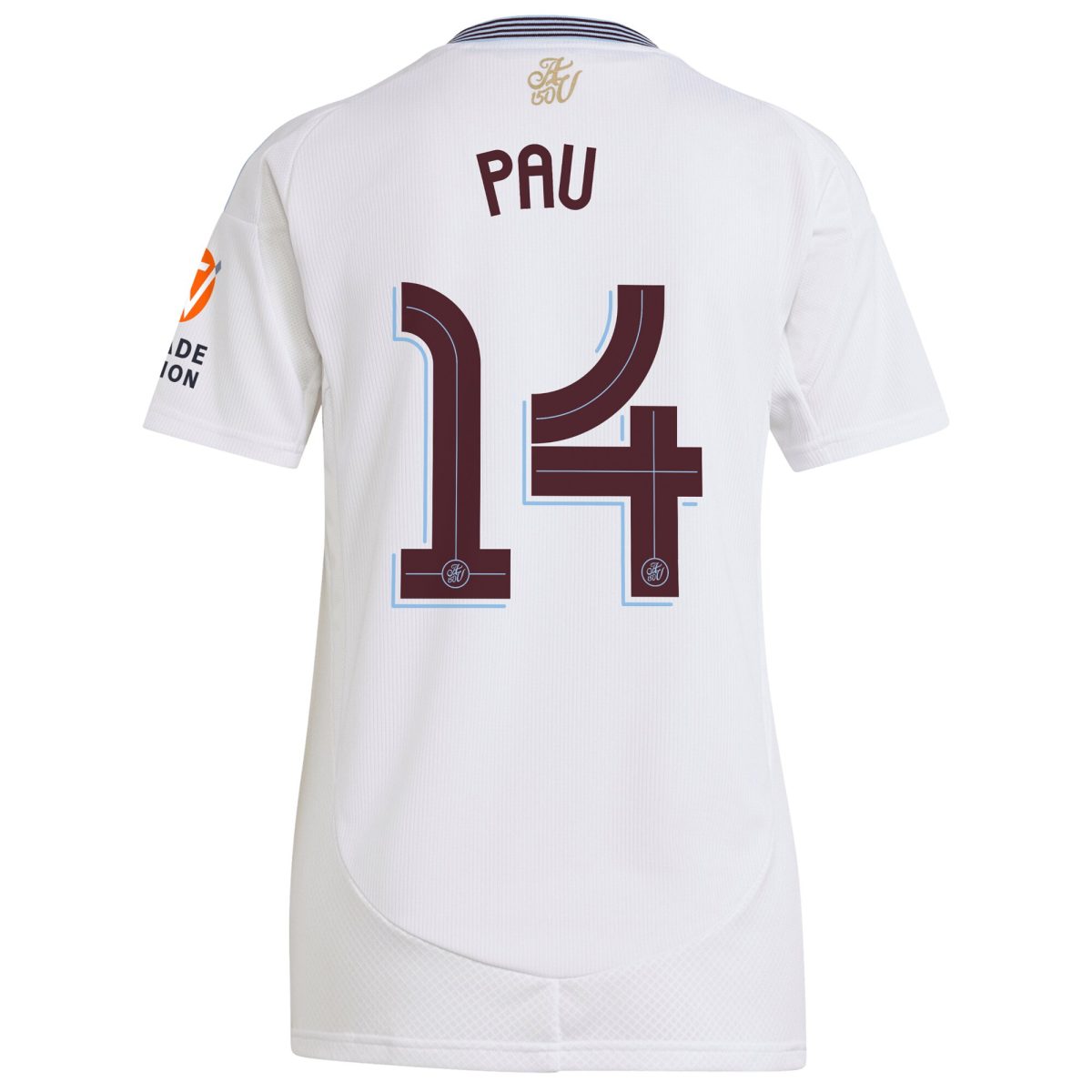 aston villa adidas away shirt 2024-25 – womens with pau 14 cup printing Collection - Official Aston Villa Kits