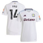 aston villa adidas away shirt 2024-25 – womens with pau 14 printing Collection - Official Aston Villa Kits