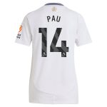 aston villa adidas away shirt 2024-25 – womens with pau 14 printing Collection - Official Aston Villa Kits