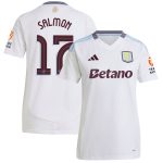 aston villa adidas away shirt 2024-25 – womens with salmon 17 cup printing Collection - Official Aston Villa Kits