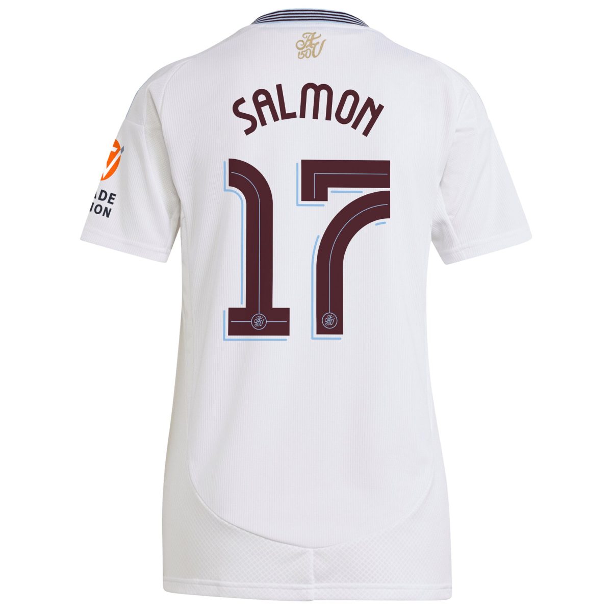 aston villa adidas away shirt 2024-25 – womens with salmon 17 cup printing Collection - Official Aston Villa Kits