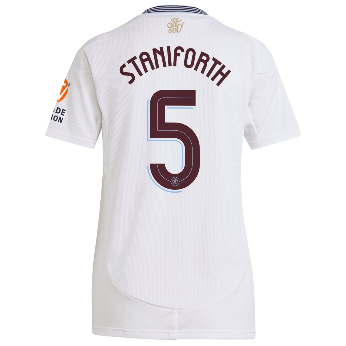 aston villa adidas away shirt 2024-25 – womens with staniforth 5 cup printing Collection - Official Aston Villa Kits