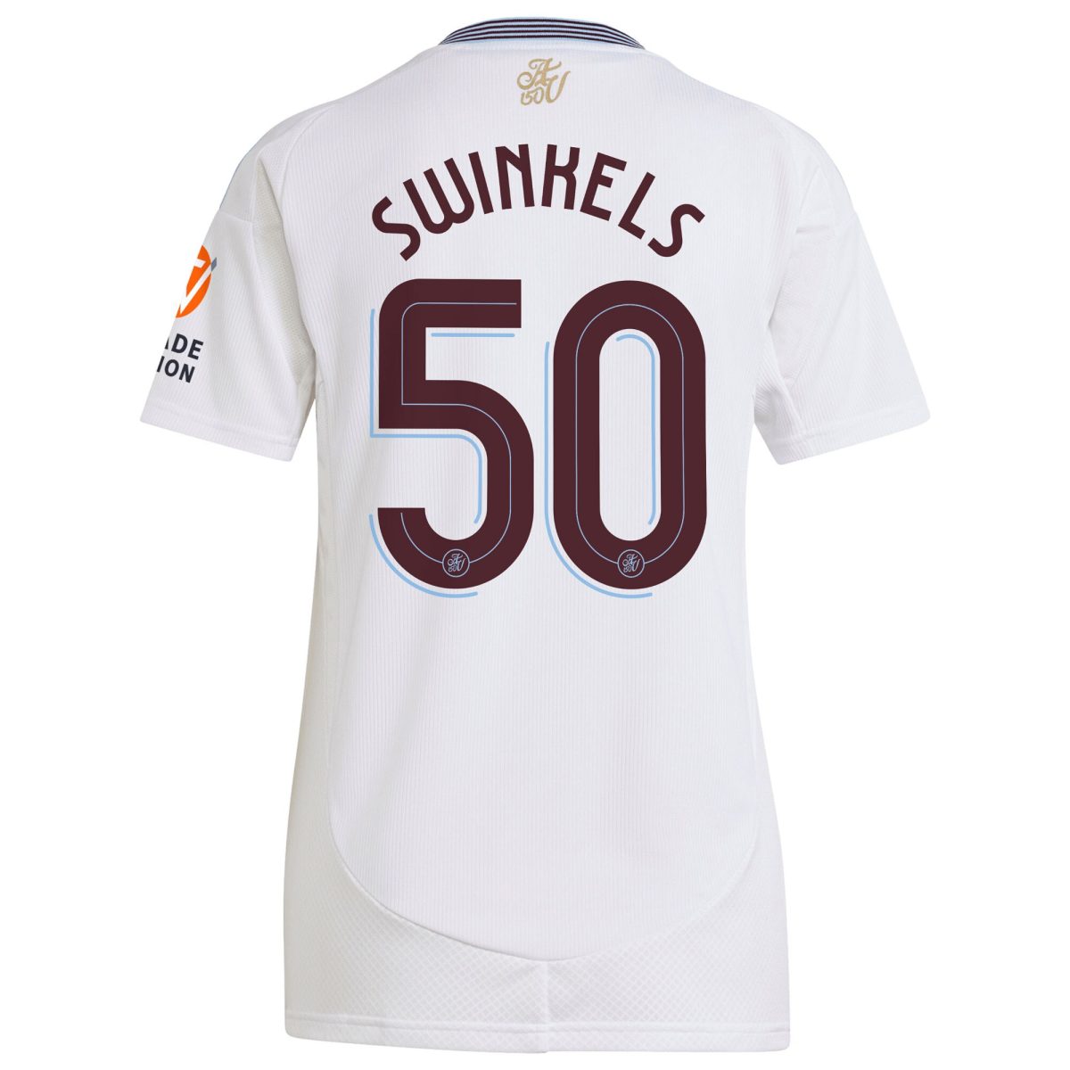aston villa adidas away shirt 2024-25 – womens with swinkels 50 cup printing Collection - Official Aston Villa Kits