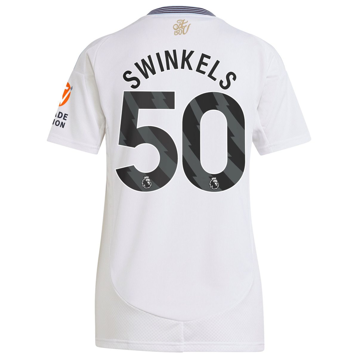 aston villa adidas away shirt 2024-25 – womens with swinkels 50 printing Collection - Official Aston Villa Kits