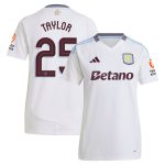 aston villa adidas away shirt 2024-25 – womens with taylor 25 cup printing Collection - Official Aston Villa Kits