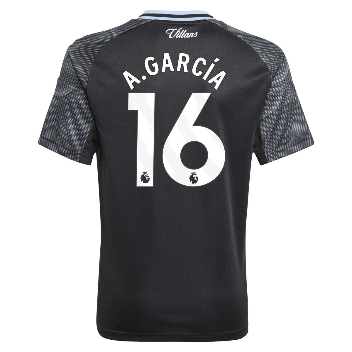 aston villa adidas away shirt 2025-26 – kids with a.garcía 16 printing Collection - Official Aston Villa Kits