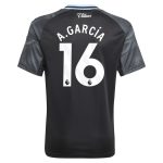 aston villa adidas away shirt 2025-26 – kids with a.garcía 16 printing Collection - Official Aston Villa Kits