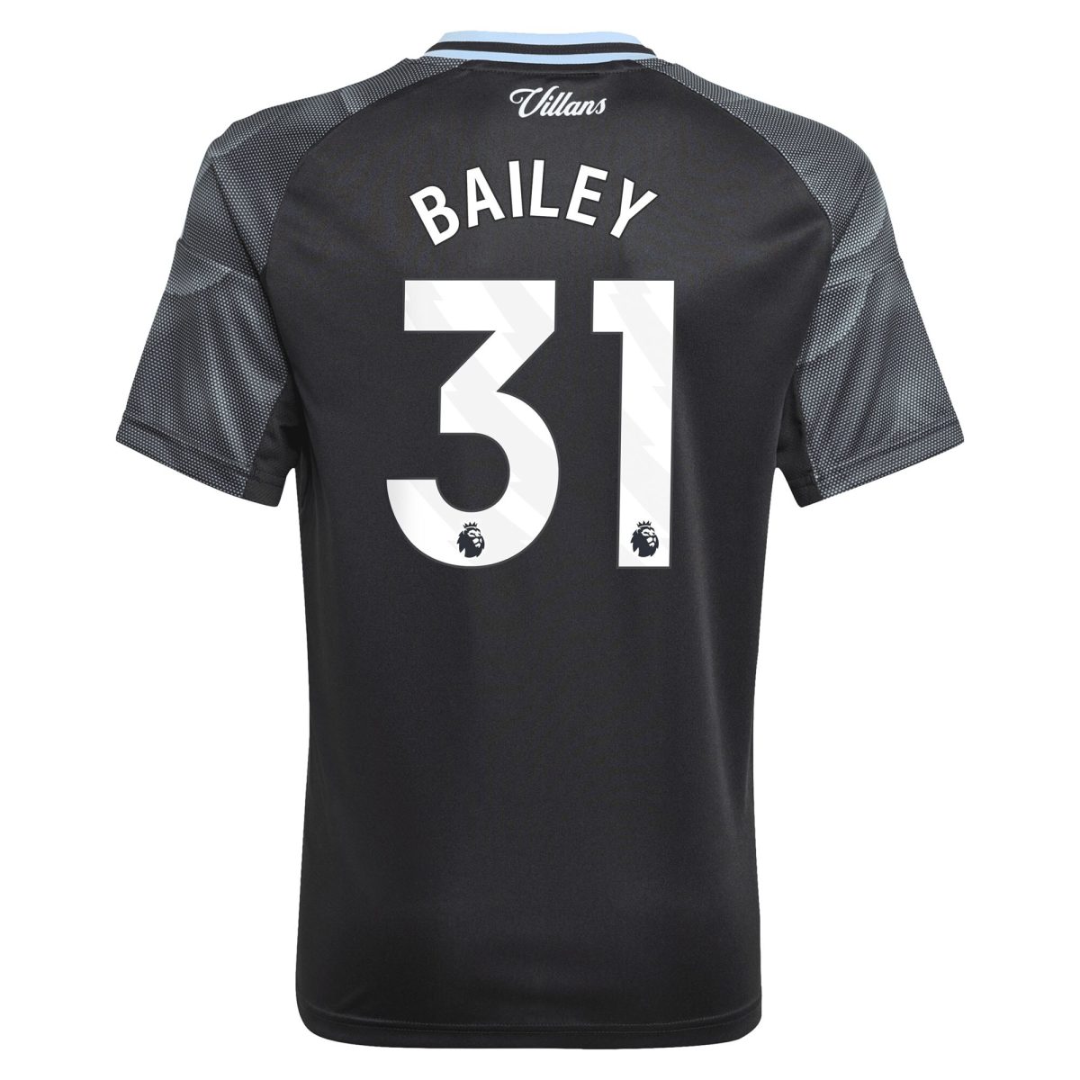 aston villa adidas away shirt 2025-26 – kids with bailey 31 printing Collection - Official Aston Villa Kits