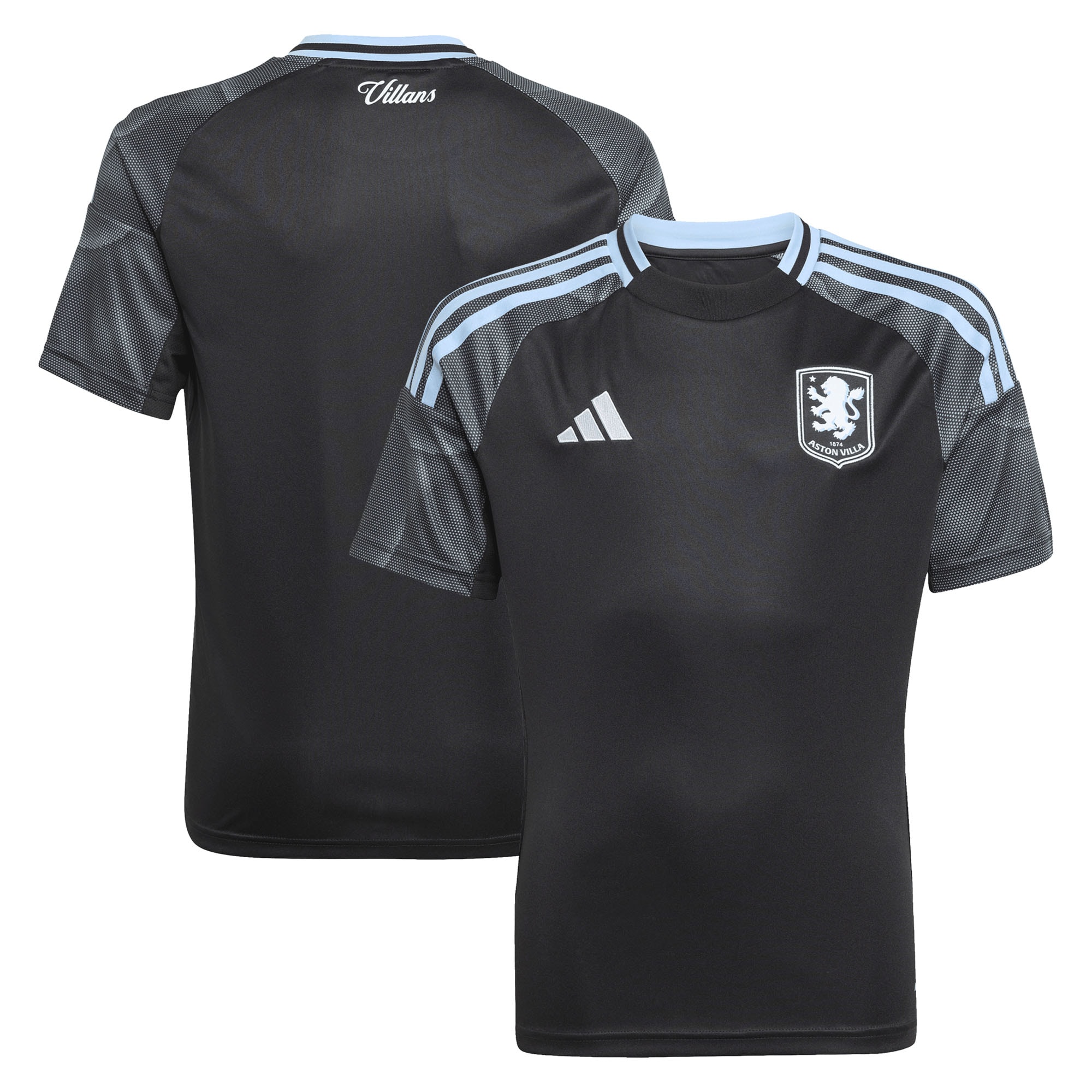 aston villa adidas away shirt 2025-26 – kids with custom printing Collection - Official Aston Villa Kits