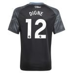 aston villa adidas away shirt 2025-26 – kids with digne 12 printing Collection - Official Aston Villa Kits