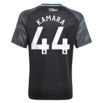 aston villa adidas away shirt 2025-26 – kids with kamara 44 printing Collection - Official Aston Villa Kits