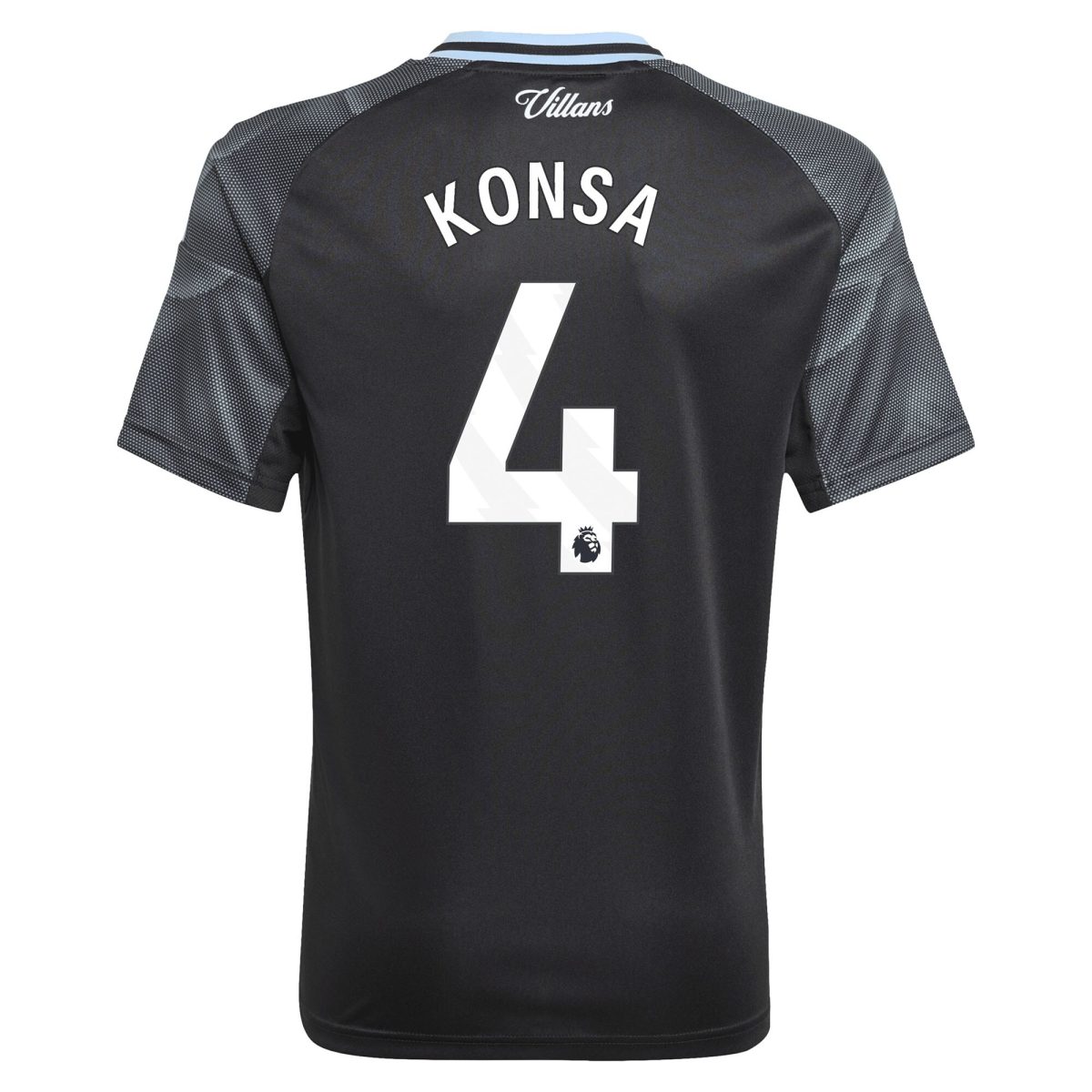 aston villa adidas away shirt 2025-26 – kids with konsa 4 printing Collection - Official Aston Villa Kits