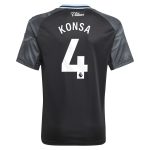 aston villa adidas away shirt 2025-26 – kids with konsa 4 printing Collection - Official Aston Villa Kits