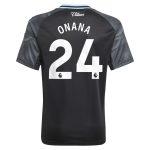 aston villa adidas away shirt 2025-26 – kids with onana 24 printing Collection - Official Aston Villa Kits