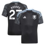 aston villa adidas away shirt 2025-26 – kids with rogers 27 printing Collection - Official Aston Villa Kits