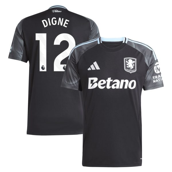 aston villa adidas away shirt 2025-26 with digne 12 printing Collection - Official Aston Villa Kits