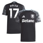 aston villa adidas away shirt 2025-26 with malen 17 printing Collection - Official Aston Villa Kits