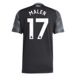 aston villa adidas away shirt 2025-26 with malen 17 printing Collection - Official Aston Villa Kits