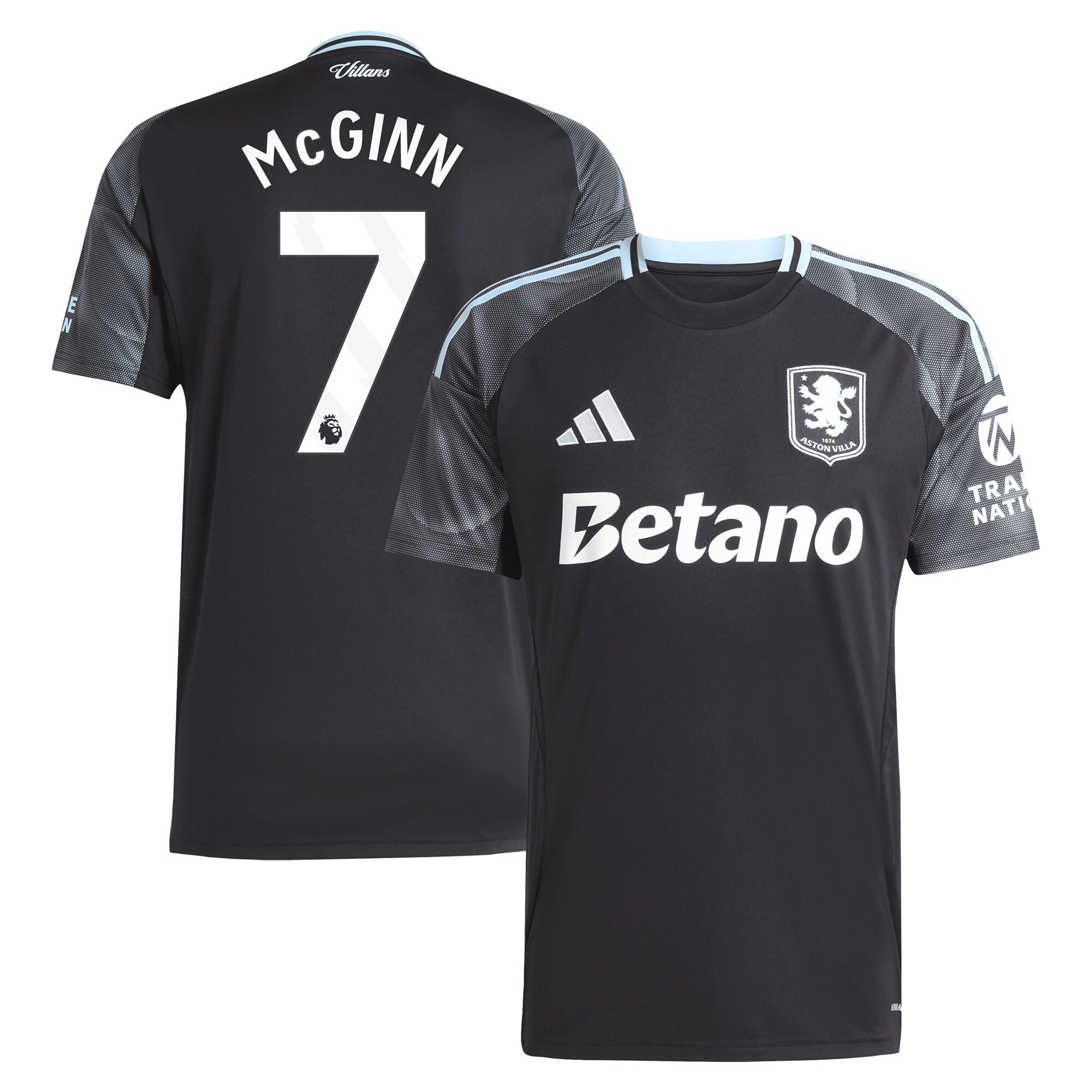 aston villa adidas away shirt 2025-26 with mcginn 7 printing Collection - Official Aston Villa Kits