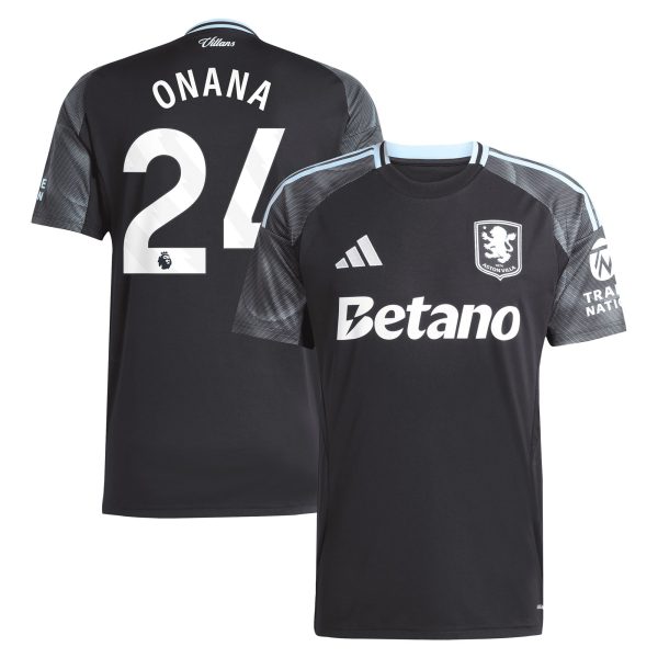 aston villa adidas away shirt 2025-26 with onana 24 printing Collection - Official Aston Villa Kits