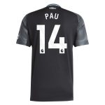 aston villa adidas away shirt 2025-26 with pau 14 printing Collection - Official Aston Villa Kits
