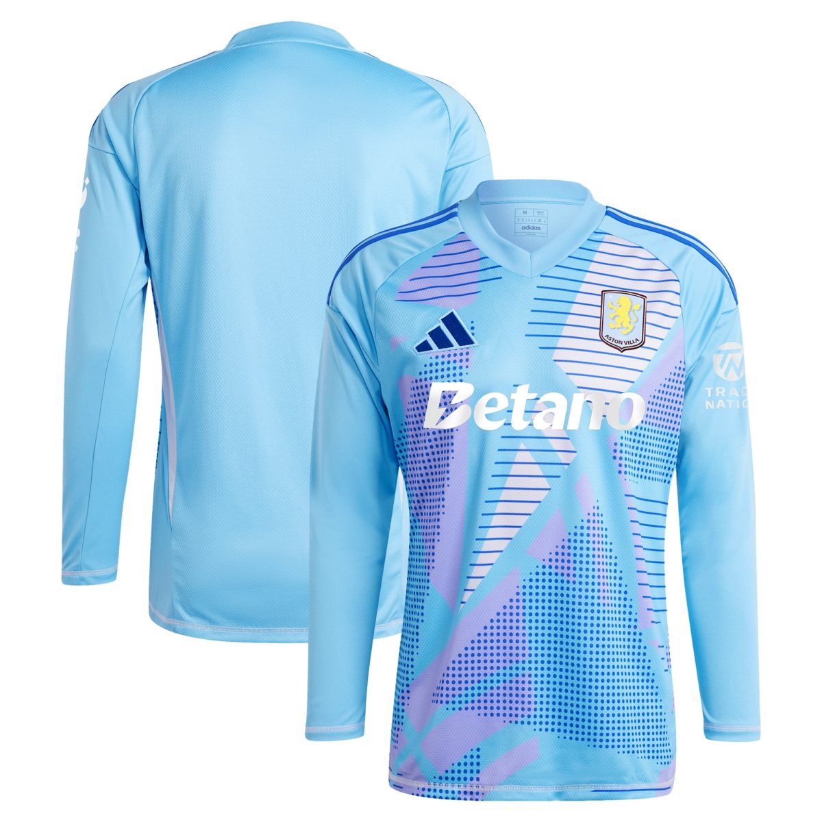aston villa adidas goalkeeper shirt 2024-25 – long sleeve – 201964005 with custom printing Collection - Official Aston Villa Kits