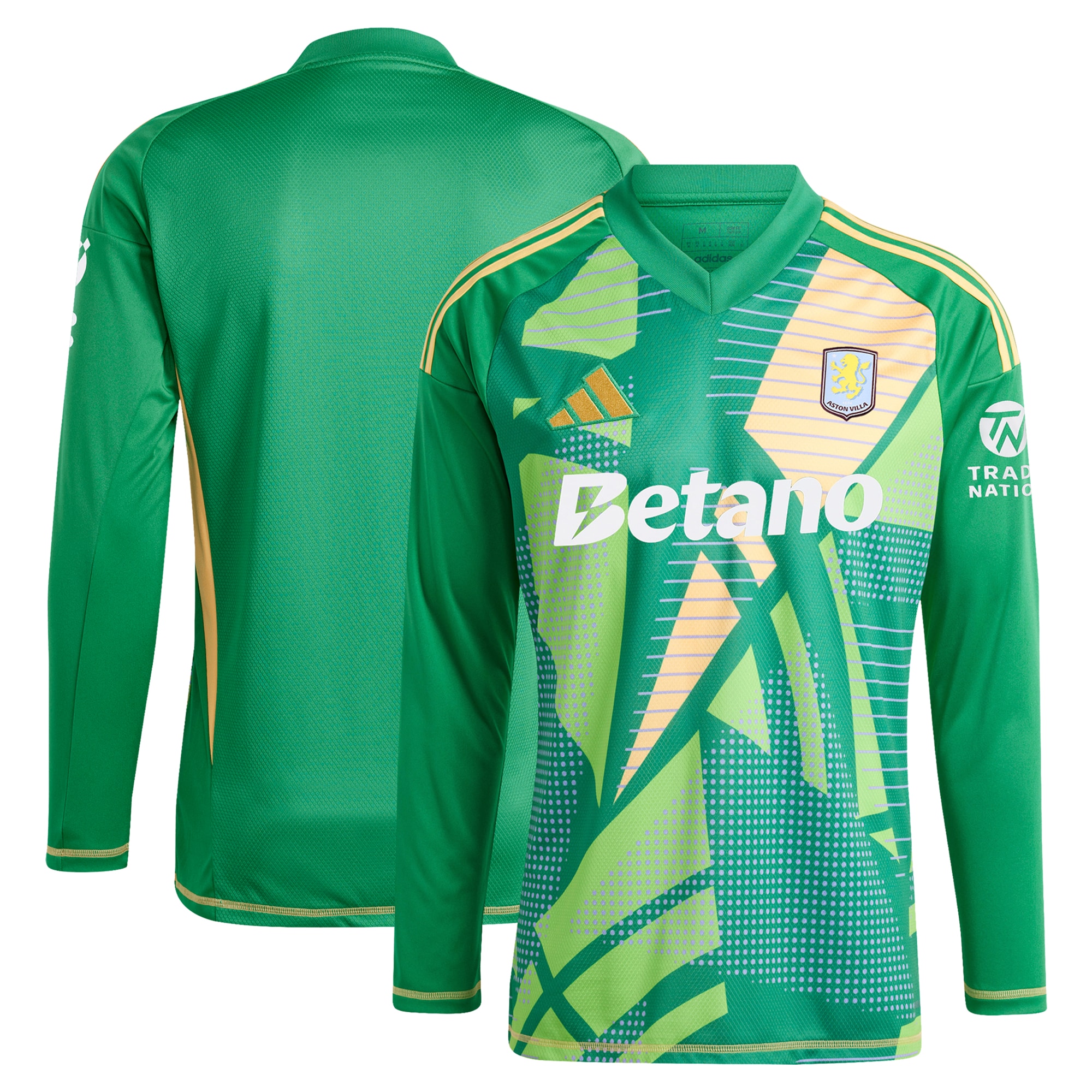 aston villa adidas goalkeeper shirt 2024-25 – long sleeve – 201964009 with custom printing Collection - Official Aston Villa Kits