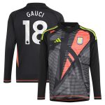 aston villa adidas goalkeeper shirt 2024-25 – long sleeve – kids with gauci 18 printing – 202029323 Collection - Official Aston Villa Kits