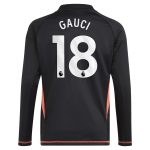aston villa adidas goalkeeper shirt 2024-25 – long sleeve – kids with gauci 18 printing – 202029323 Collection - Official Aston Villa Kits