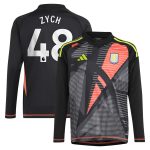 aston villa adidas goalkeeper shirt 2024-25 – long sleeve – kids with zych 48 printing – 202153091 Collection - Official Aston Villa Kits