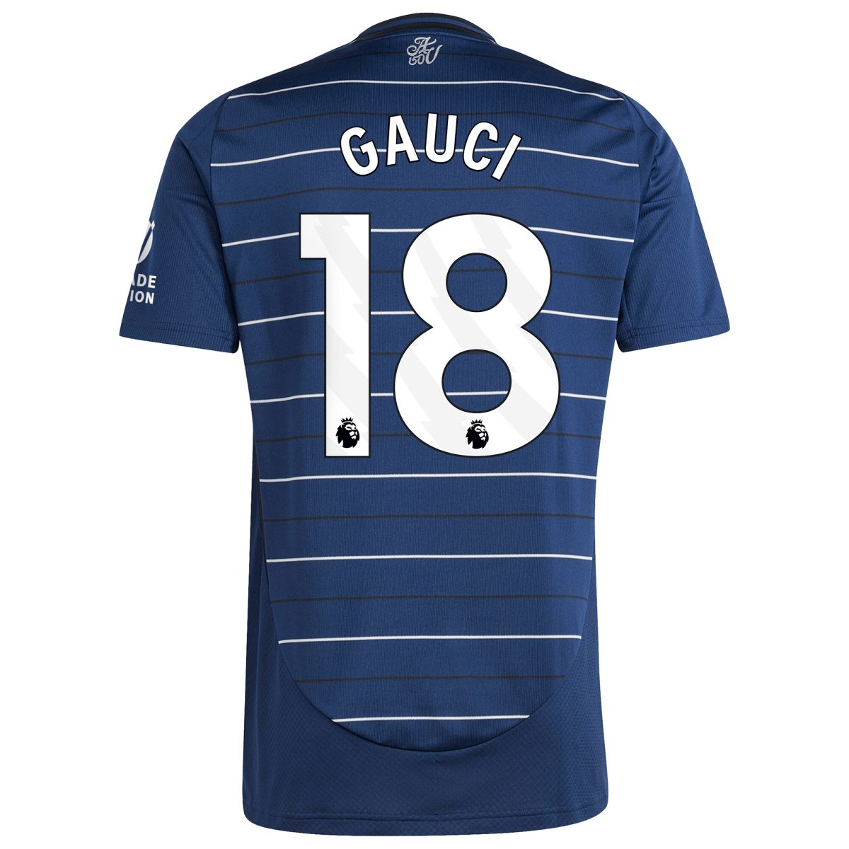 aston villa adidas goalkeeper shirt 2024-25 – long sleeve with gauci 18 printing – 202030972 Collection - Official Aston Villa Kits