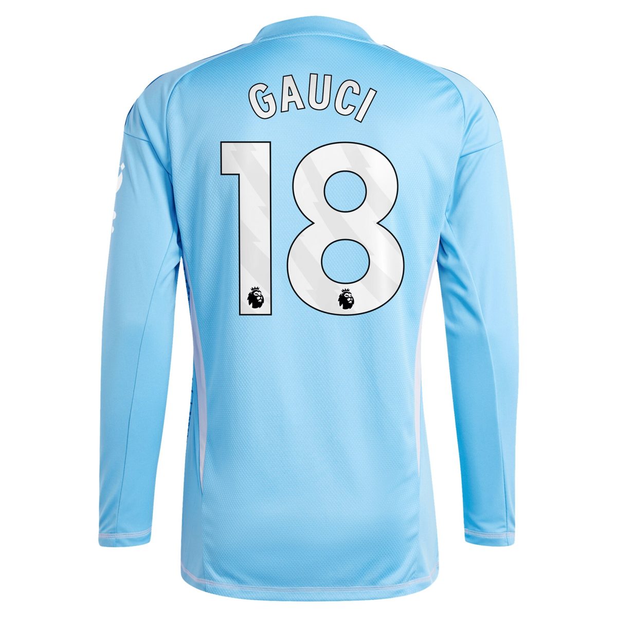 aston villa adidas goalkeeper shirt 2024-25 – long sleeve with gauci 18 printing – 202030982 Collection - Official Aston Villa Kits